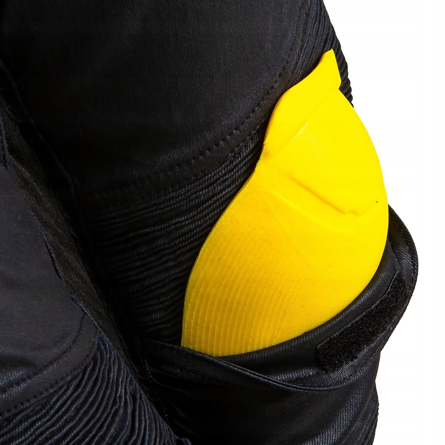 DAMSKIE CZARNE JEANSY MOTOCYKLOWE OZONE ROXY r XS Cechy dodatkowe ochraniacze