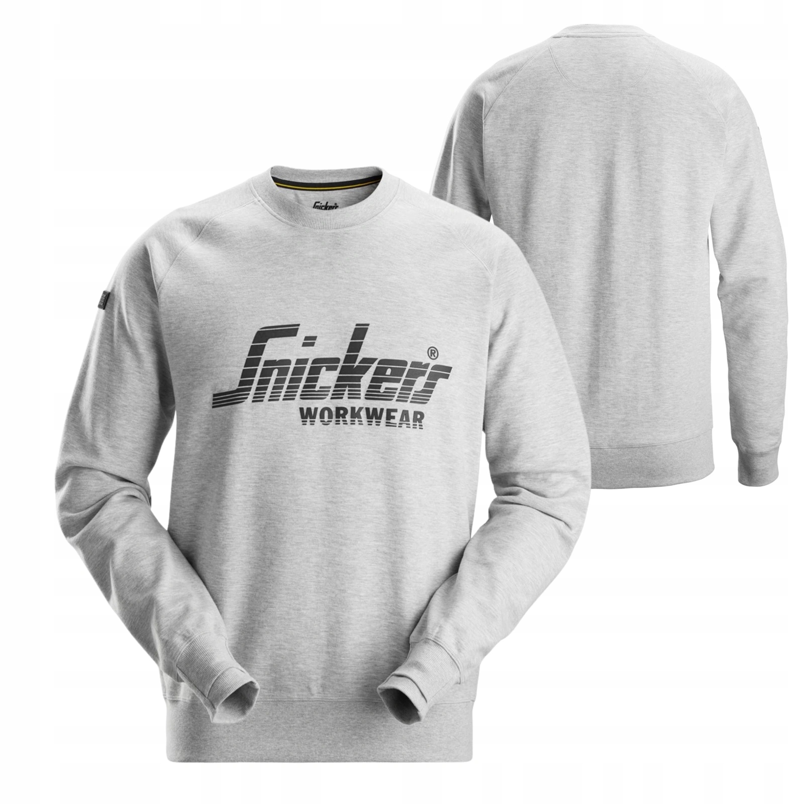 Bluza robocza męska ciepła mocna z dużym logo Snickers 2892 szara L