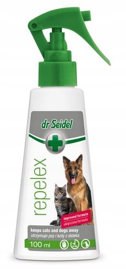 Dr Seidel Repelex Tekutina na udržanie psov a mačiek z diaľky 100 ml