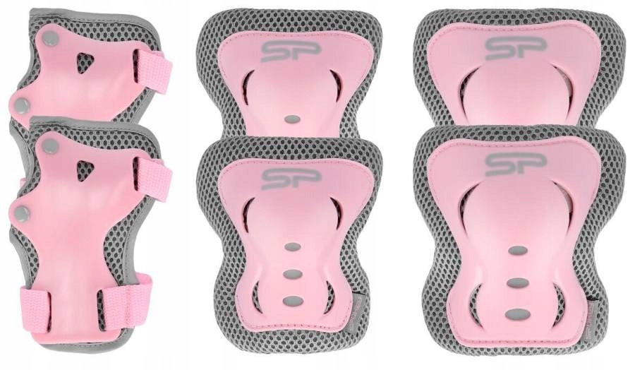 SPOKEY Zestaw 6 szt. Ochraniaczy Dla Dzieci Na Rolki Rower Hulajnogę L Stan opakowania oryginalne