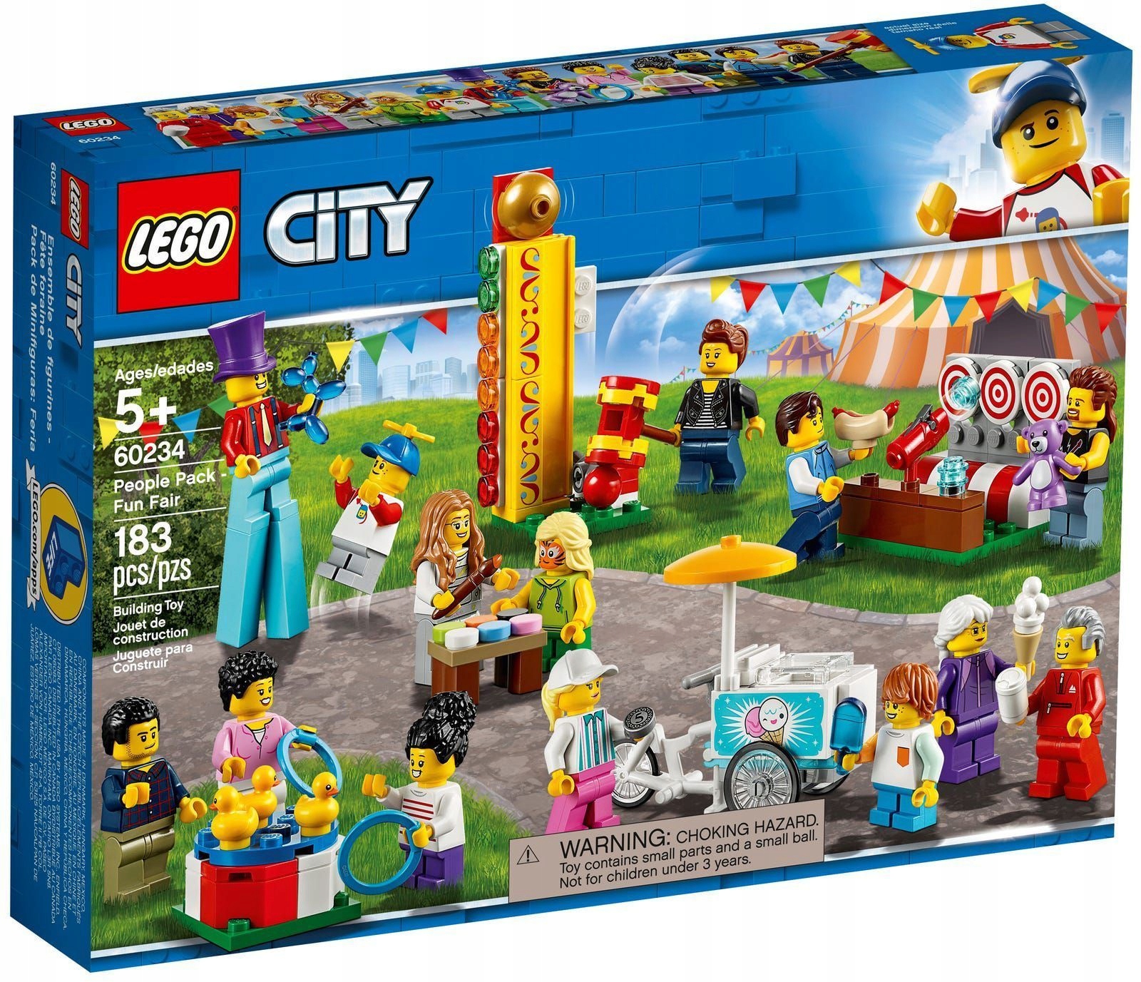 

Lego 60234 City Wesołe Miasteczko Minifigurki
