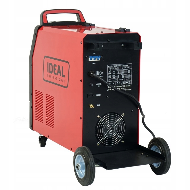 MIG 280 IGBT MMA spawarka migomat 2w1 400V zestaw Prąd spawania 280 A