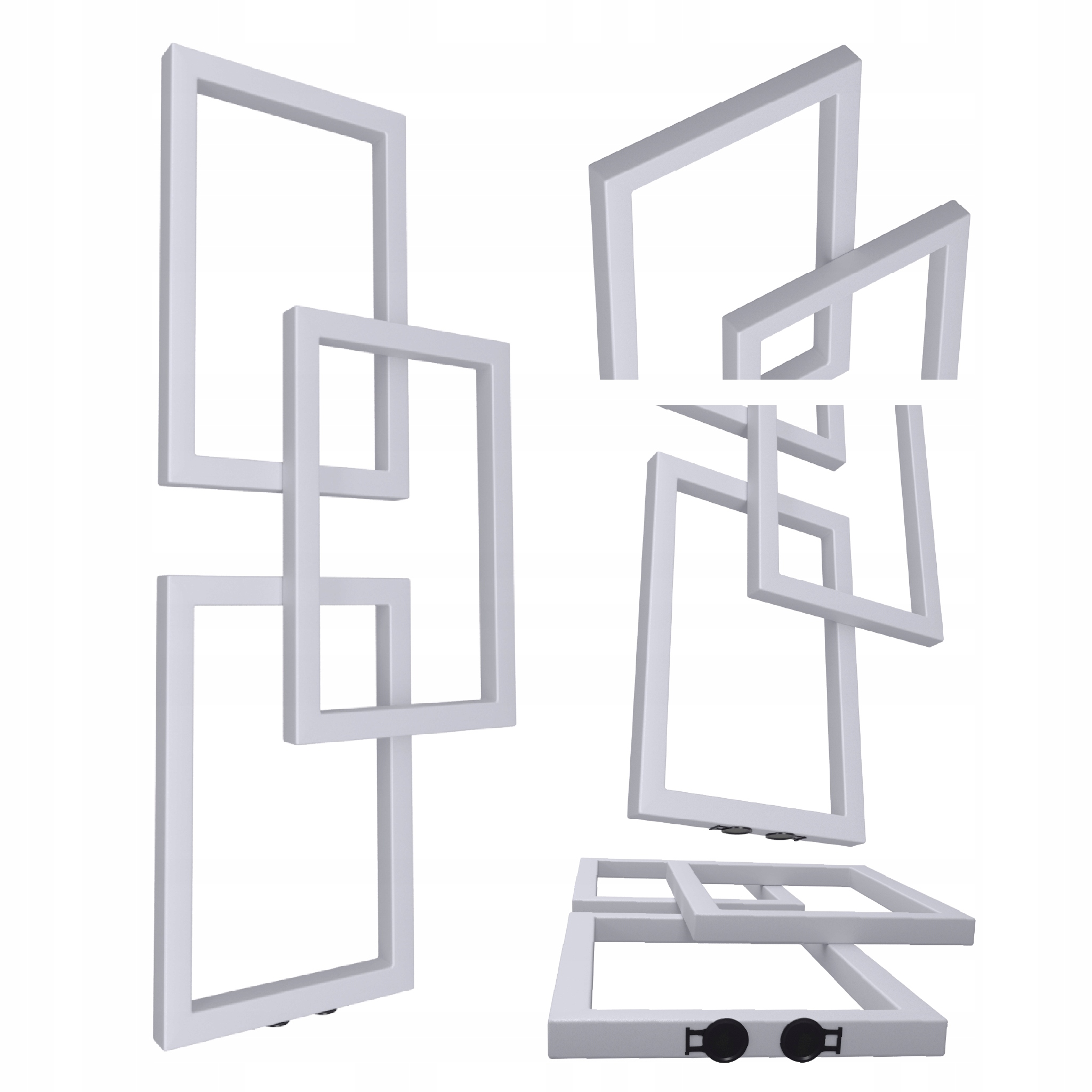 Dekorativní radiátor Mantra III 990x450 Šedá Struktura