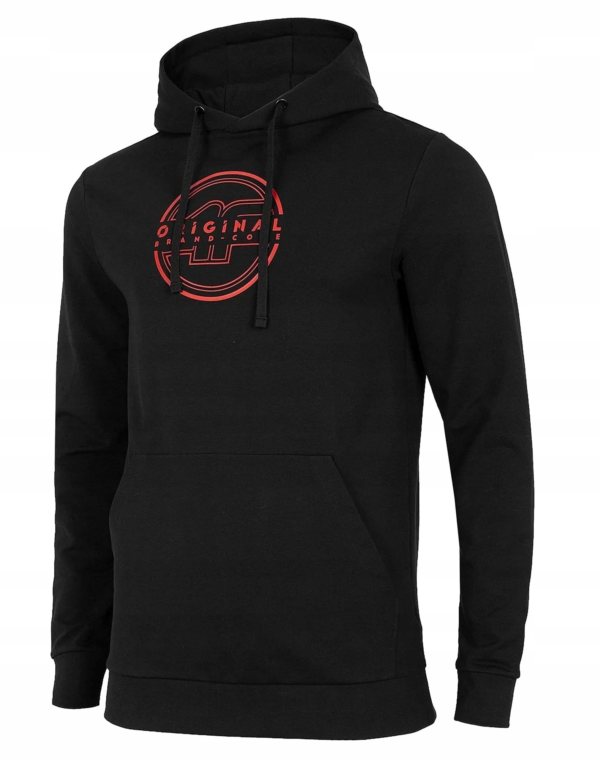 

Bluza 4F Męska H4L21 BLM015 Czarna Kaptur R. L