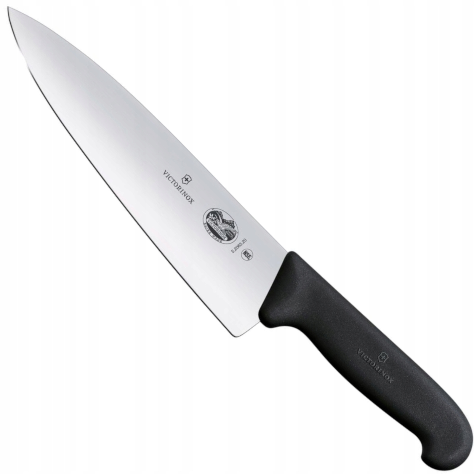 Nôž šéfkuchára Victorinox X50CrMoV15, čepeľ 200 mm, celková hrúbka 340 mm, hrúbka 1.9 mm