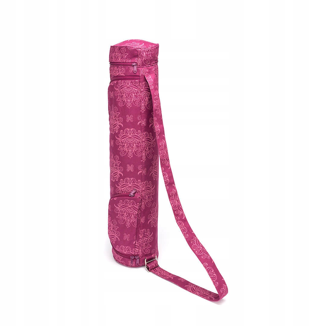 Bawełniana torba podróżna na matę do jogi Bodhi Asana Bag 70 cm- różowy