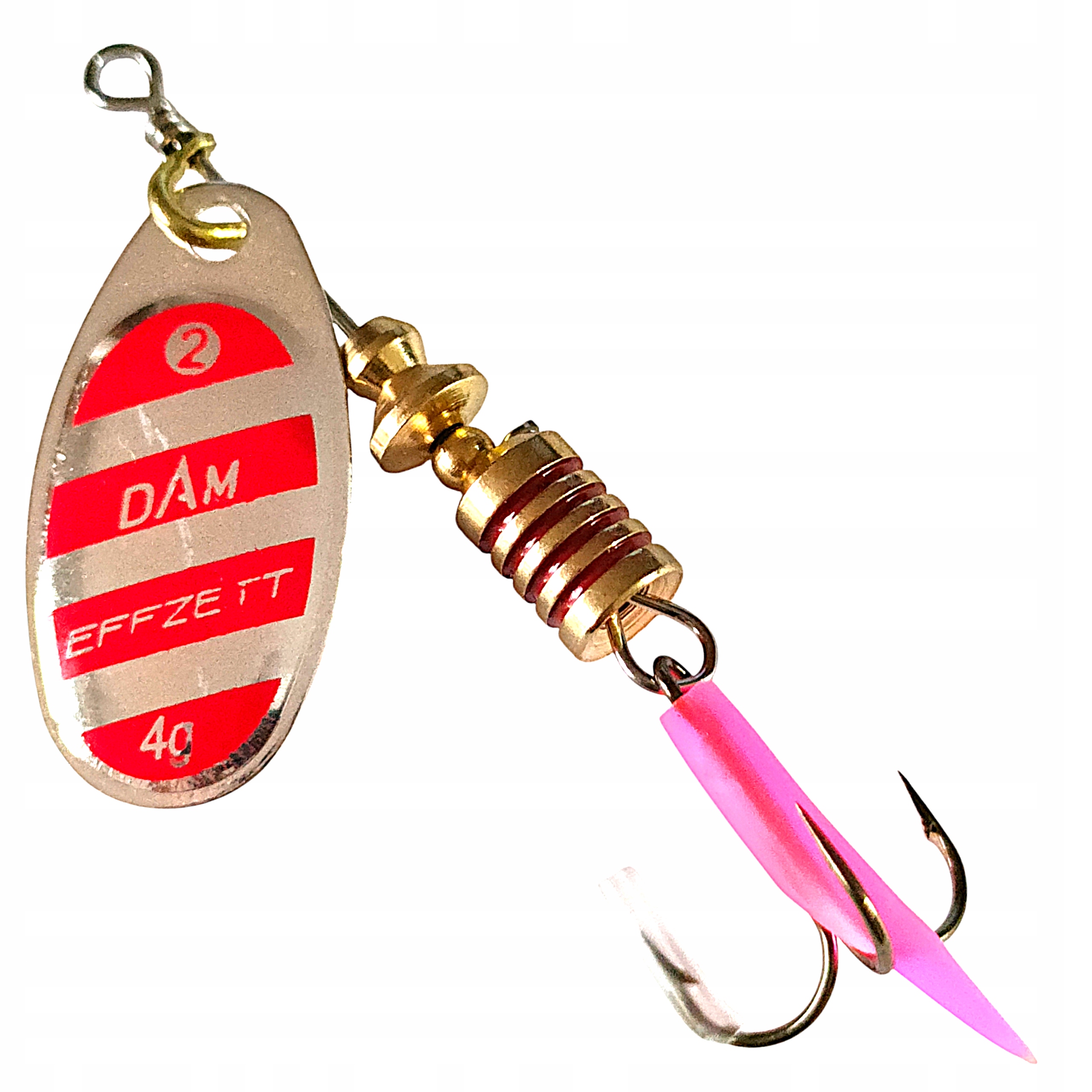 Obrotówka Dam Effzett Standard Spinner rozmiar 1 kolor Stripe na okonia