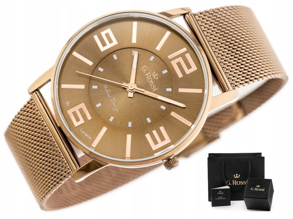 

Zegarek Damski G. Rossi Aida mesh +box + Grawer