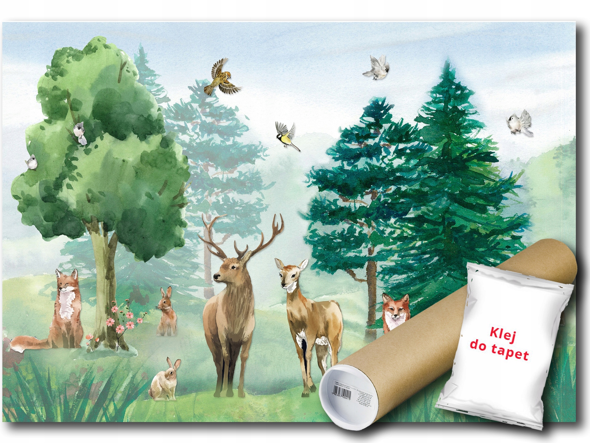 Fototapeta Flizelina Les Zvířata 368x254