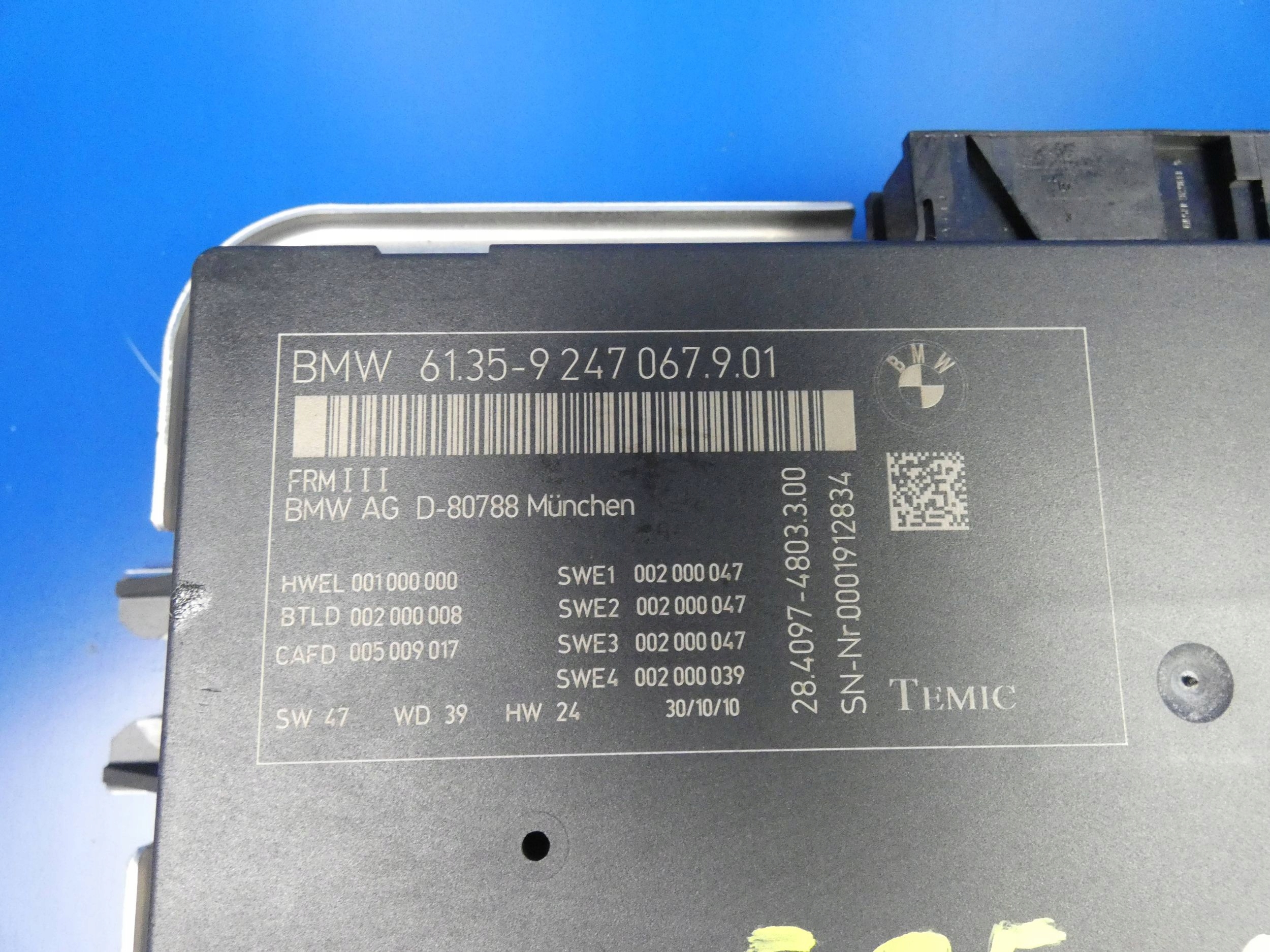 BMW X3 F25 X4 F26 modulo Centralina luci