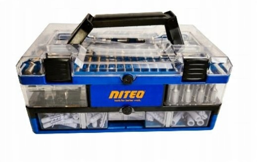 

Zestaw narzędzi do wkrętarki Niteo Tools 226 szt.