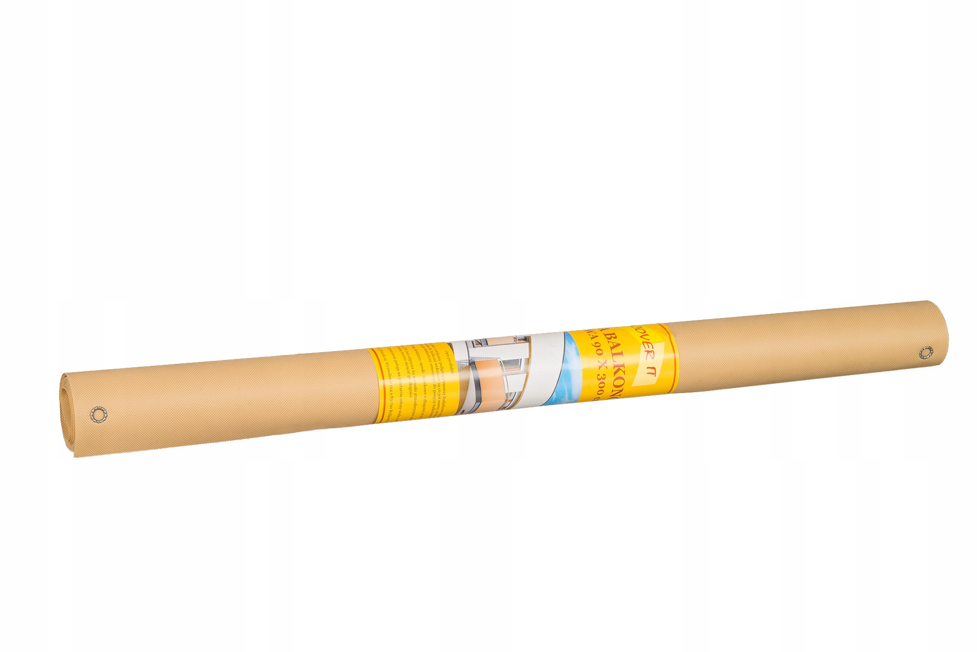 OSŁONA BALKONOWA 1X7M NA BALKON BEŻOWA + GRATIS! Marka inna