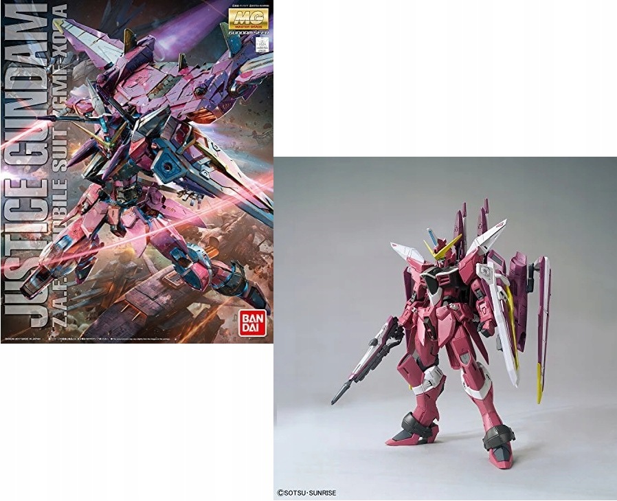 Bandai Mg 1/100 Justice Gundam – modelářská stavebnice Gunpla