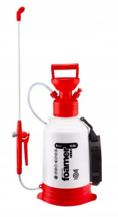 Pištoľ Na Nanášanie Čistiacej Peny Ručná Tlaková Postrekovačka Na Umývanie Kyselinovzdorná 6L