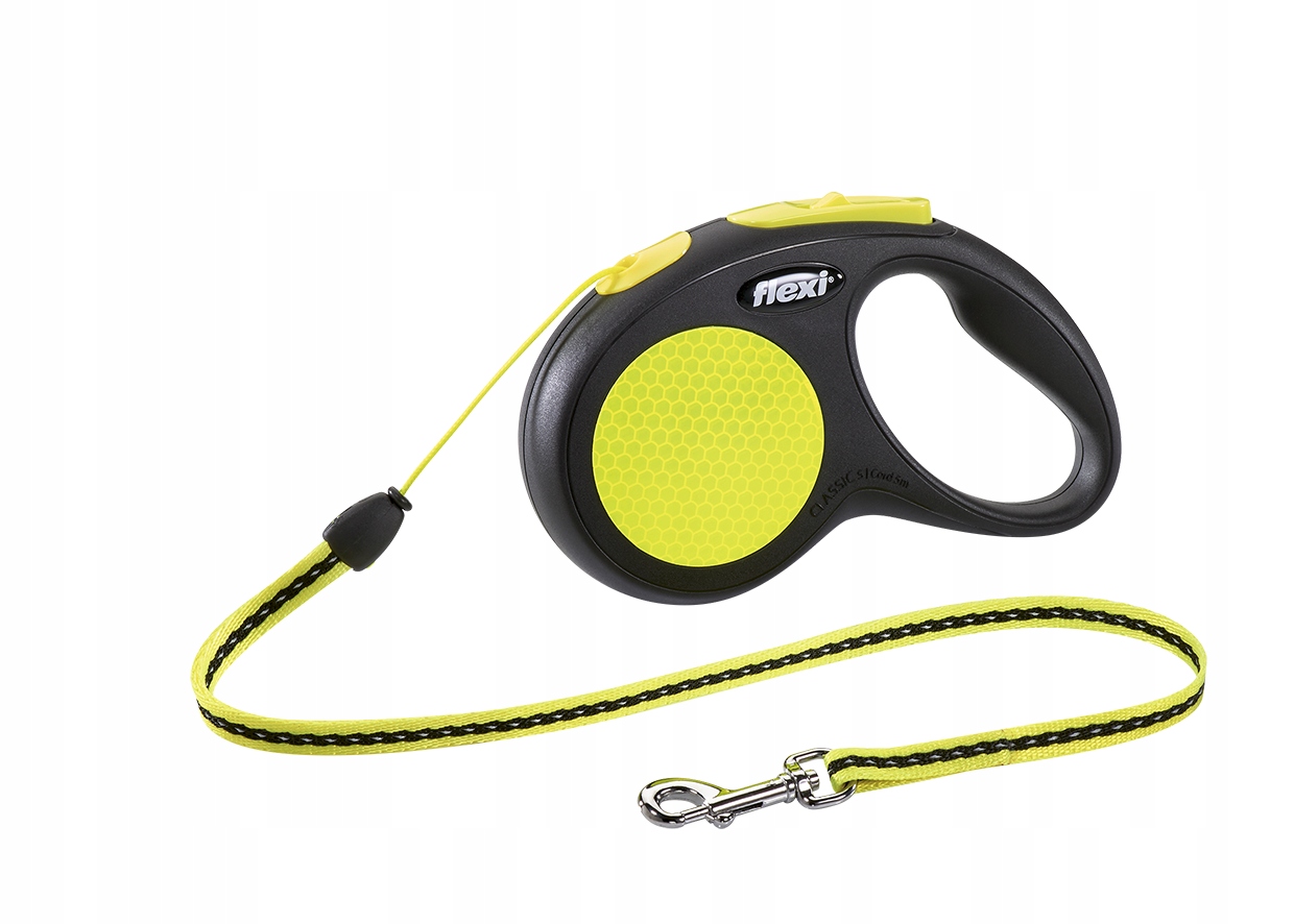 

Smycz automatyczna Flexi New Neon Xs linka 3 m