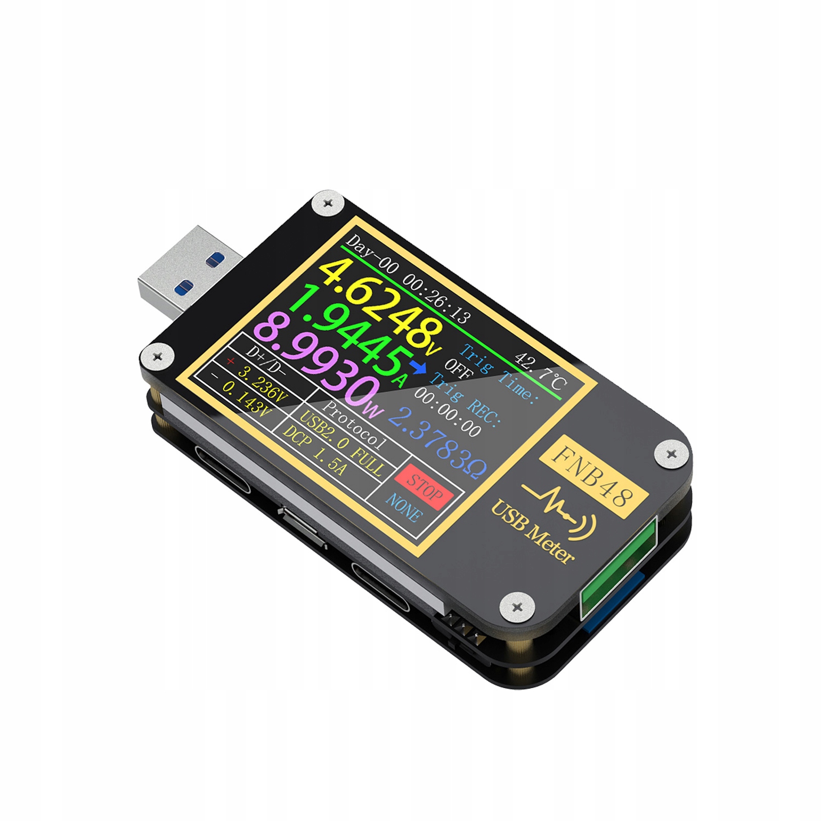 

Tester Miernik Pojemności Watomierz Usb Fnirsi