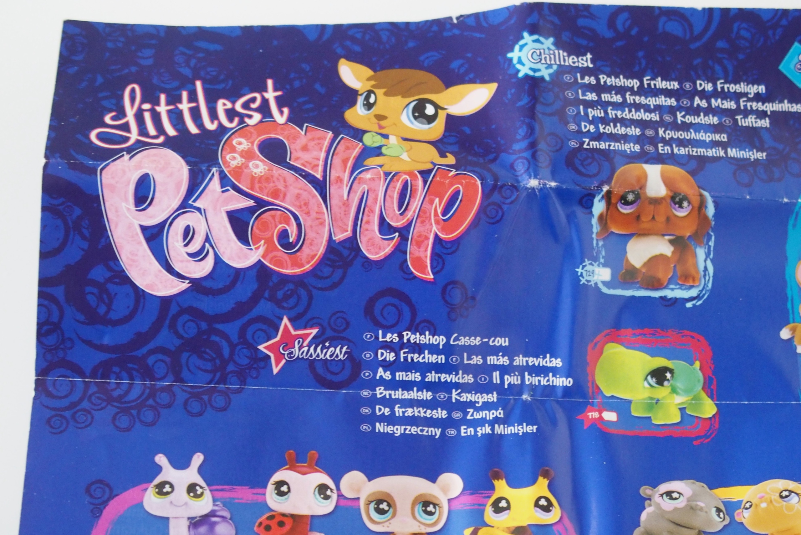akcesoria Littlest Pet Shop LPS katalog kolekcjonerski CHECKLIST plakat G2 Marka Hasbro