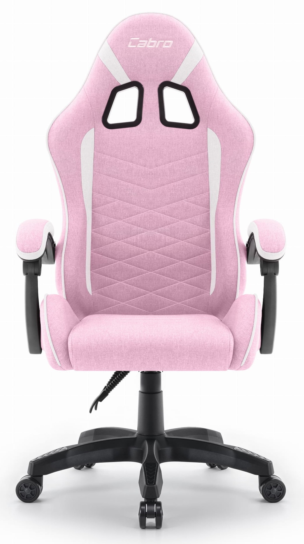 ІГРОВЕ КРІСЛО CABRO C500 PINK WHITE FABRIC Модель C502 РОЖЕВО-БІЛА ТКАНИНА