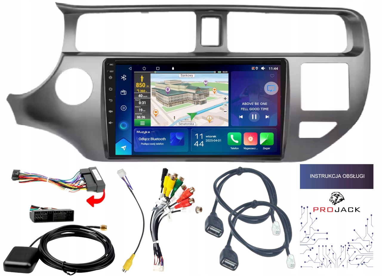 Autorádio Gps Kia Rio 2011-2015 Carplay Android Auto Wifi 2GB 64GB