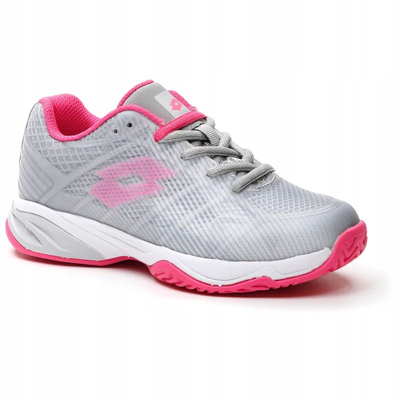 Juniorské Tenisové Boty Lotto Mirage 300 III Alr Junior Gray/pink 38