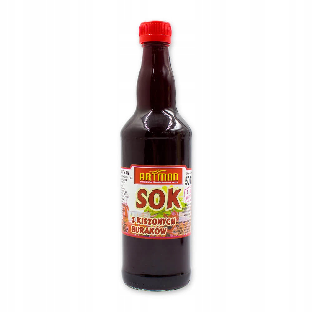 

Zakwas Sok z buraka kiszonego 500ml Artman w szkle