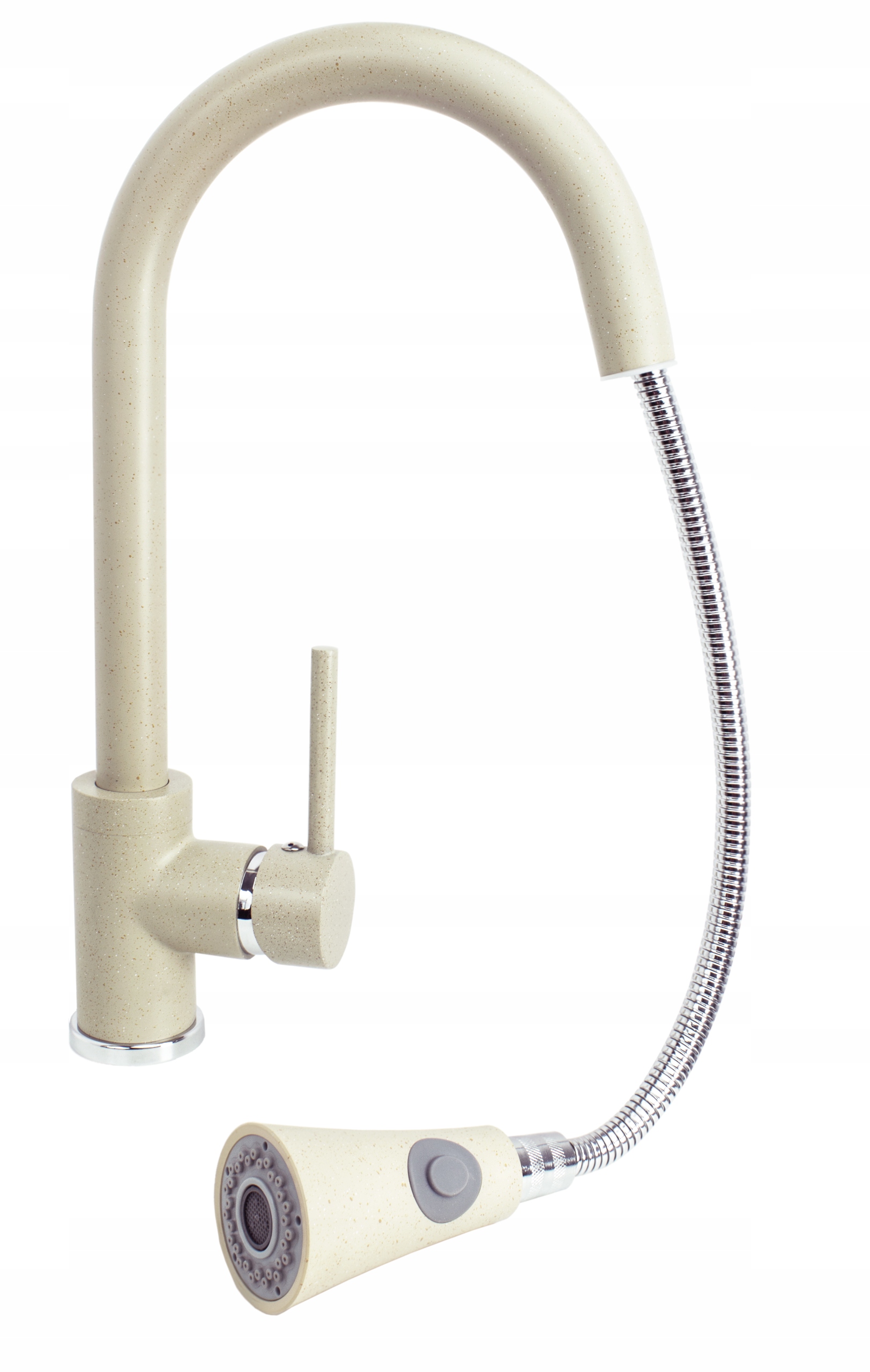 

Snake Beżowa Bateria Kuchenna Z Wyciąganą Wylewką