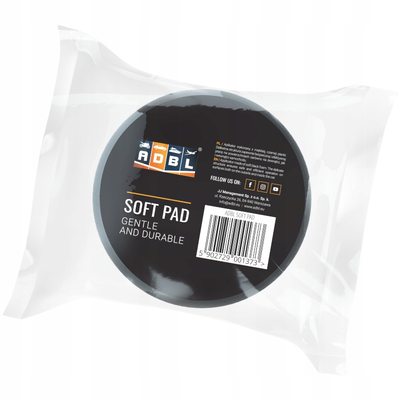 Adbl Soft Pad Miękki Aplikator Gąbkowy Piankowy Do Wosku Dressingu 10cm