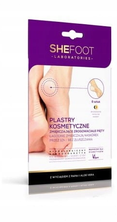 

Shefoot Plastry Kosmetyczne Na Zrogowaciałe Pięty