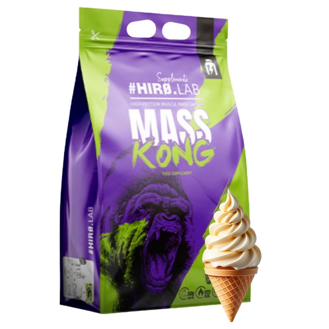 Hiro.lab Mass Kong 3000 g gainer masová hmota příchuť vanilková zmrzlina