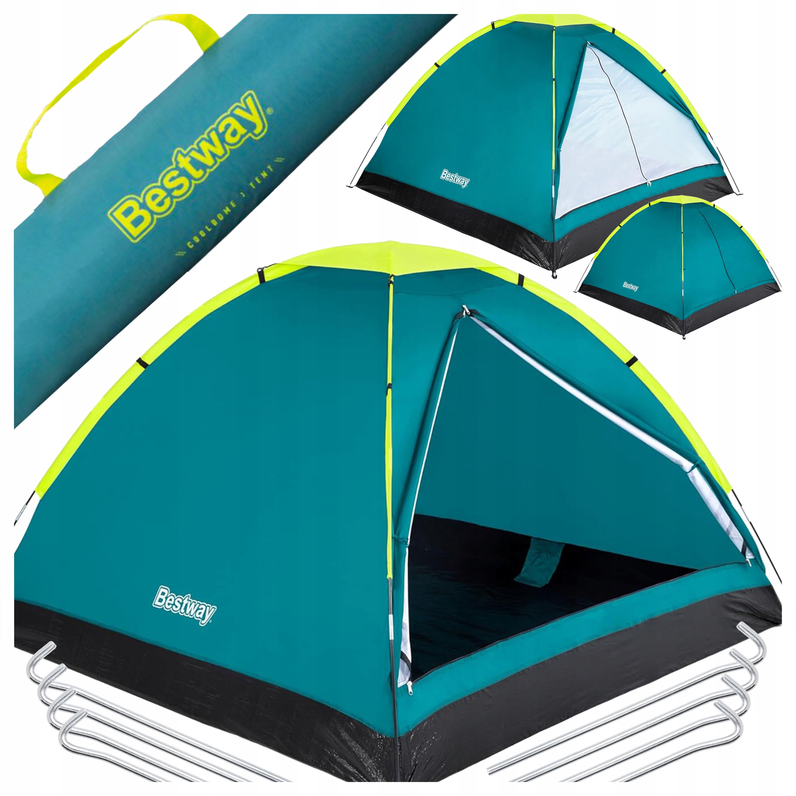 Stan pro kempování pro 2 3 osob Bestway 210x210 taška