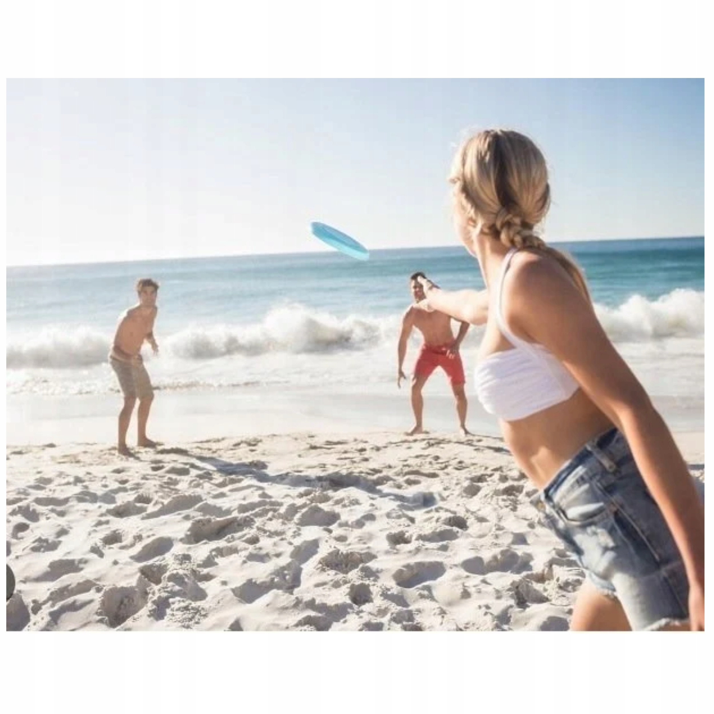 FRISBEE DYSK DO RZUCANIA DLA DZIECI I ZWIERZĄT FRIZBI KOLOROWE DUŻE ZABAWKA Marka inna