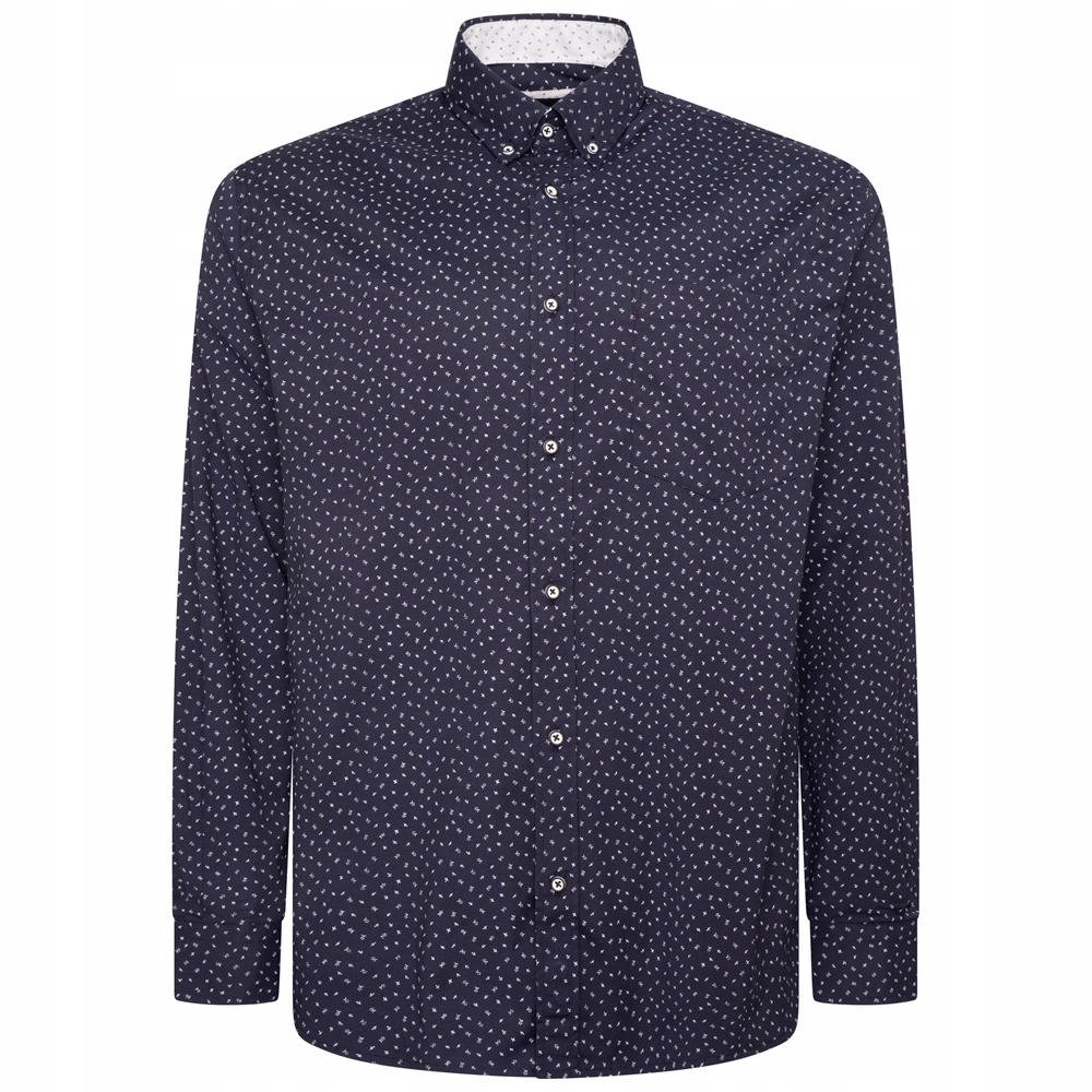 Velká pánská košile Kam Jeans Nadměrné velikosti strečová Plus Size 5XL