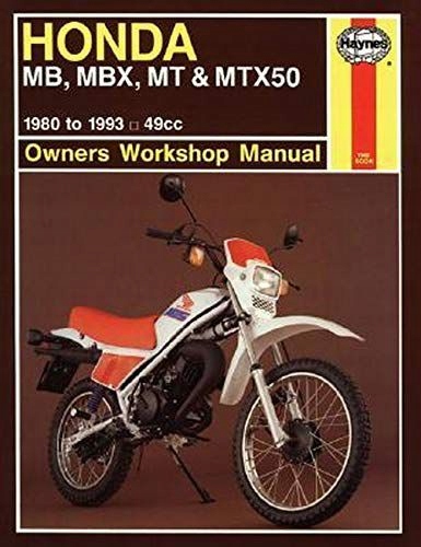 HONDA MB, MBX, MT+MTX50 1980 - 1993 (Haynes Owners
