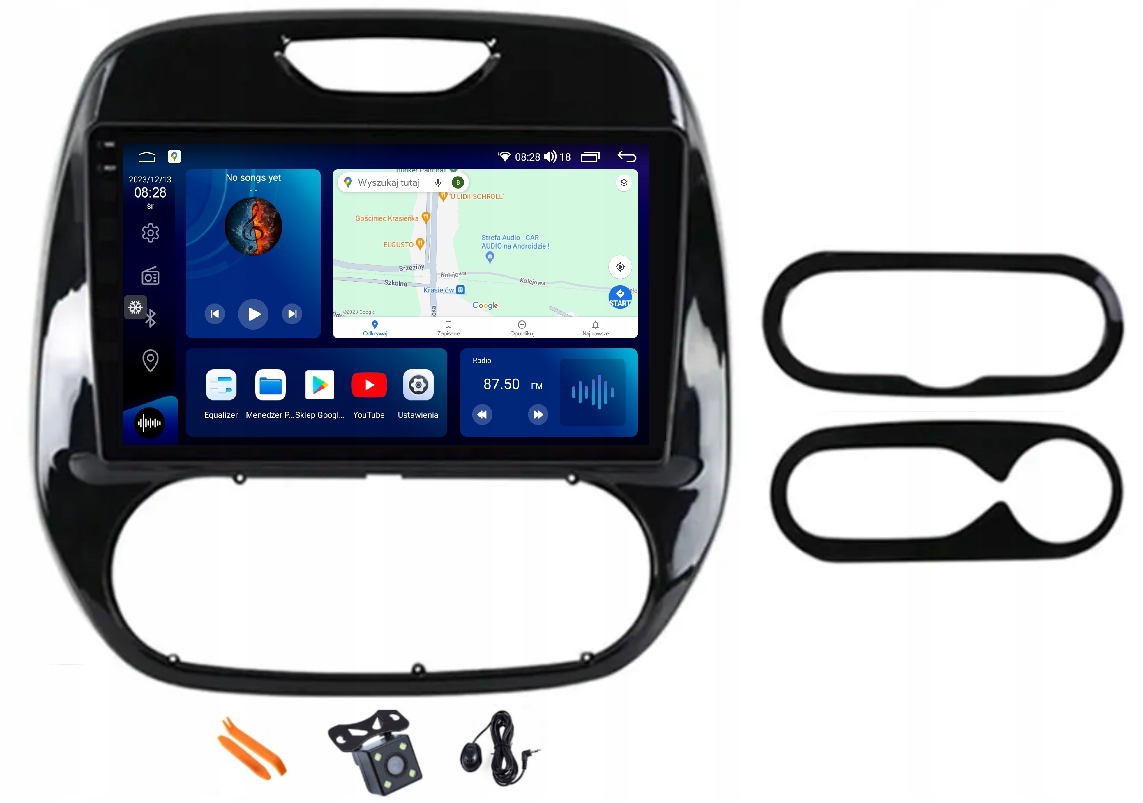 Rádio Android Navigácia Qled Carplay 256GB Renault Kapucňa 1 17-19
