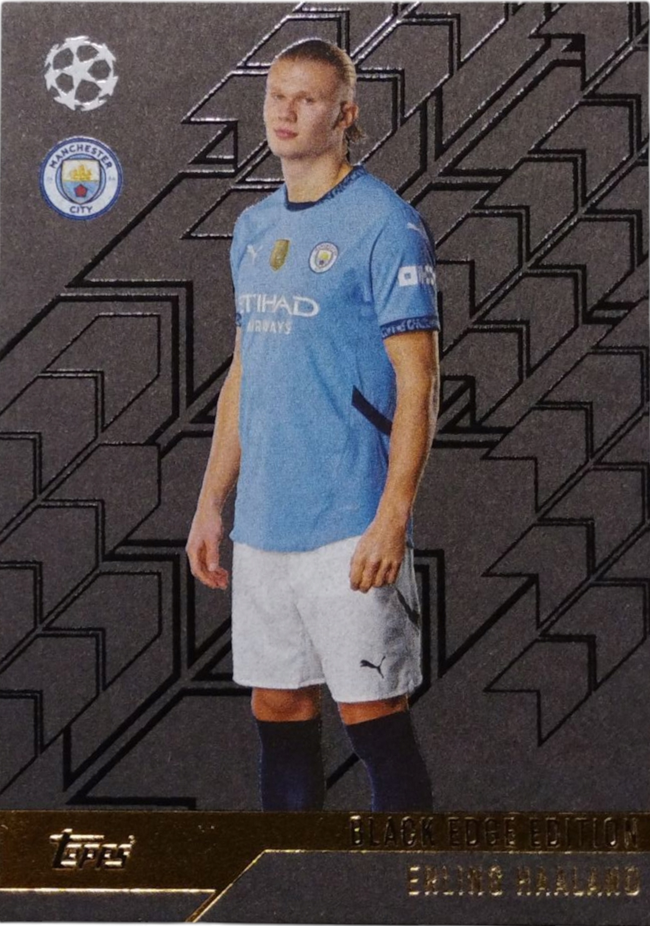 Topps Match Attax 2024-2025 Black Edge Edition BE6 Erling Haaland