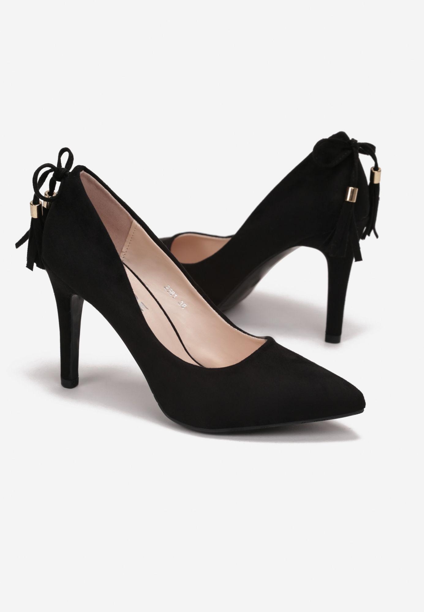 

Renee Czarne Szpilki damskie 38 Ekozamsz Casual