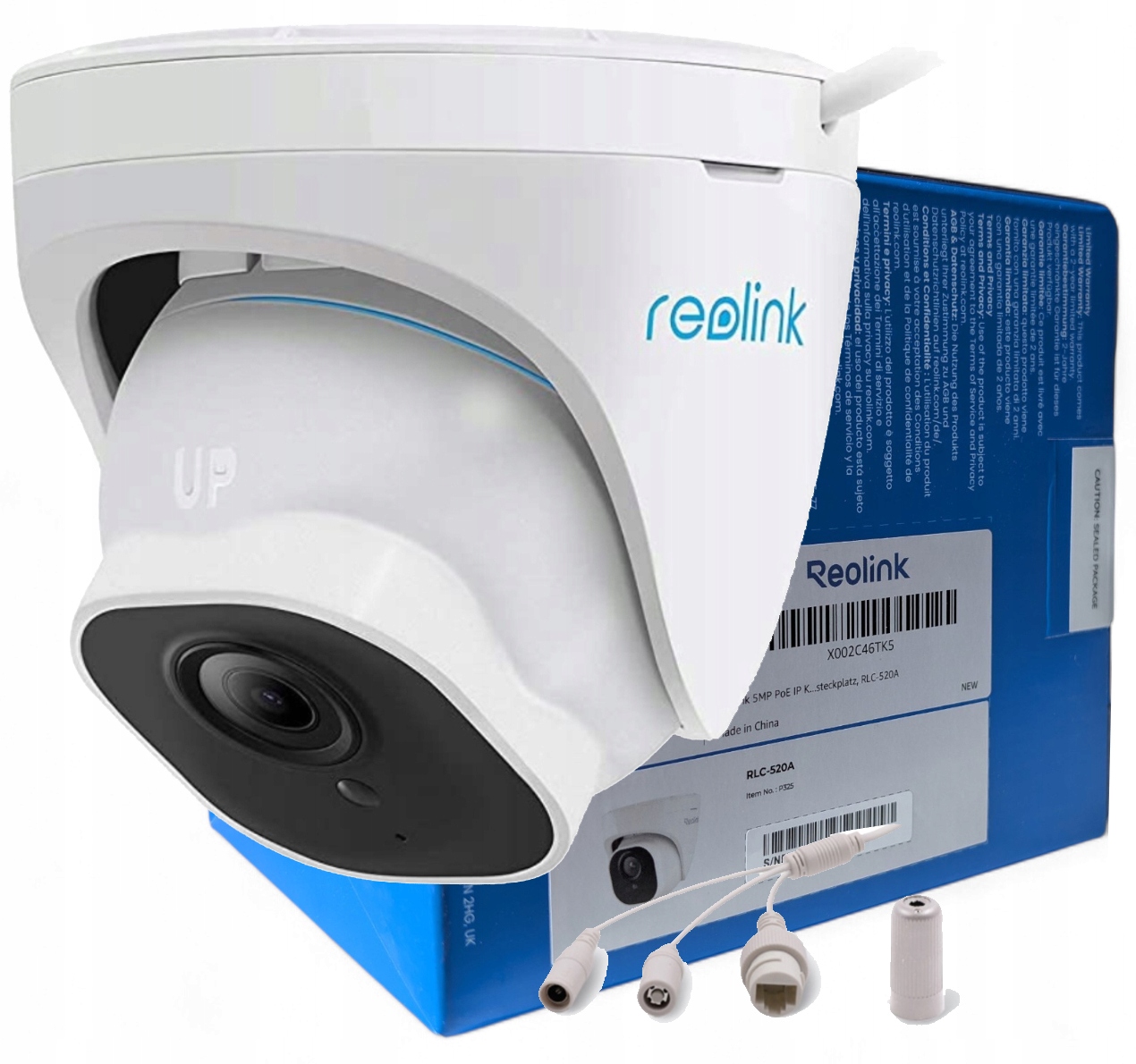 Vnitřní Venkovní Ip Kamera Reolink RLC-820A Poe Kopulová 8MP 4K IP67