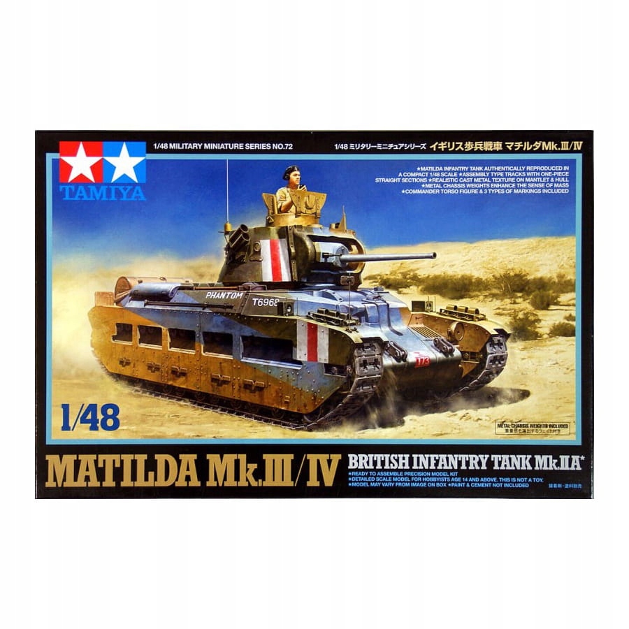 Tank Matilda Mk.III/IV Tamiya 32572 1:48
