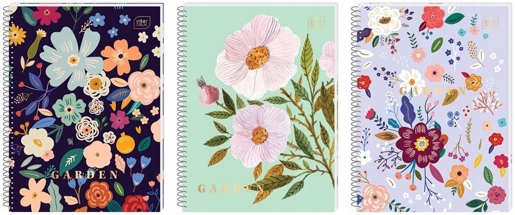 KOŁOZESZYT A4/80K GARDEN (5SZT), INTERDRUK