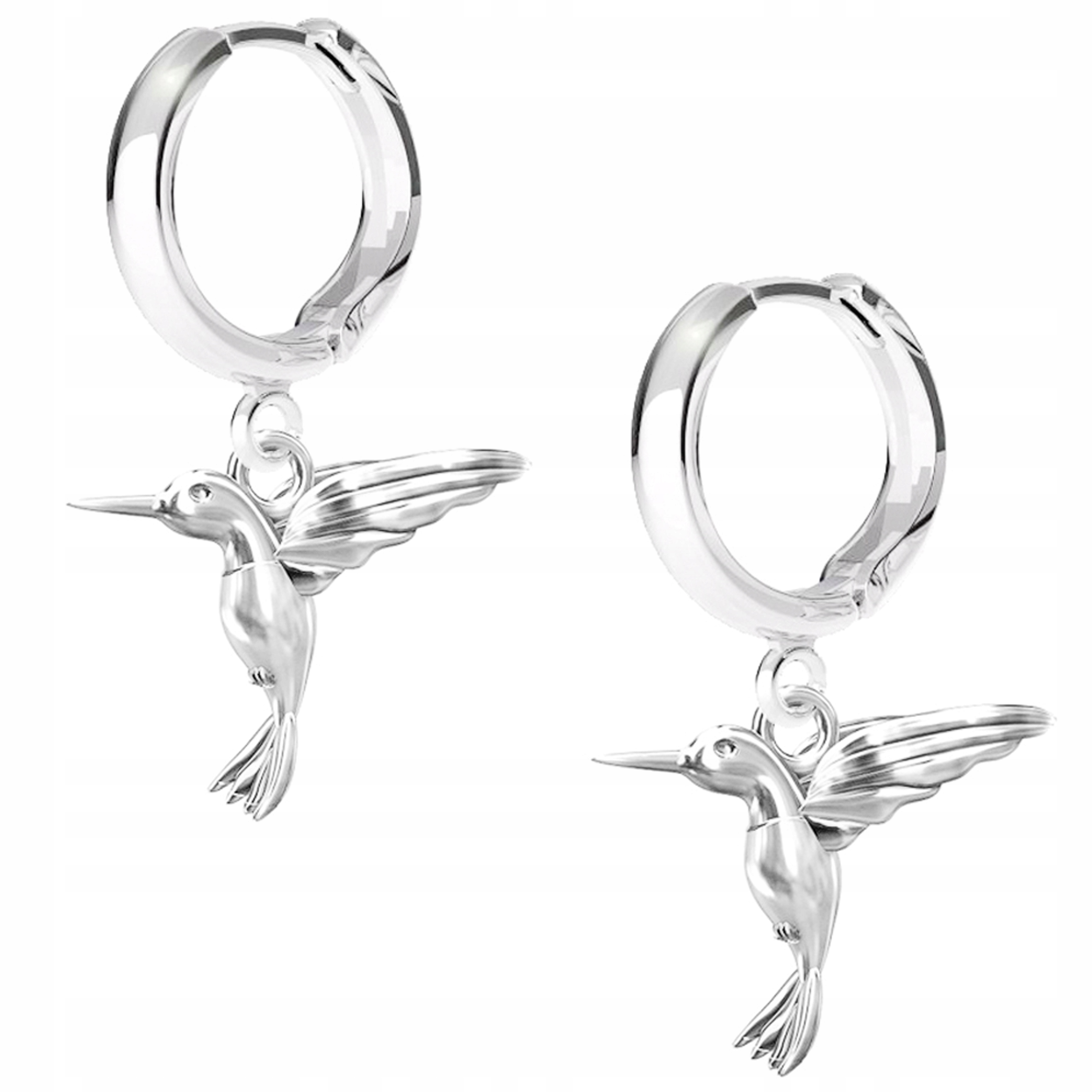 Stříbrné náušnice Ptáček 925