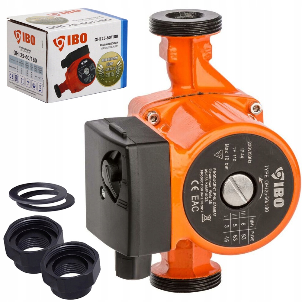 

Pompa Obiegowa Ibo Ohi 25-60 180 Cyrkulacyjna Co