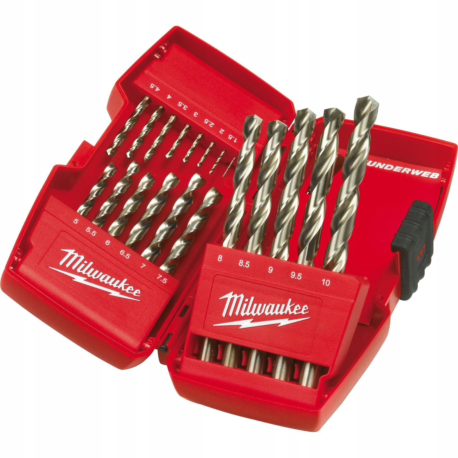 Zestaw Wierteł do Metalu Milwaukee Thunderweb Hss-g 19szt 1-10mm 4932352374