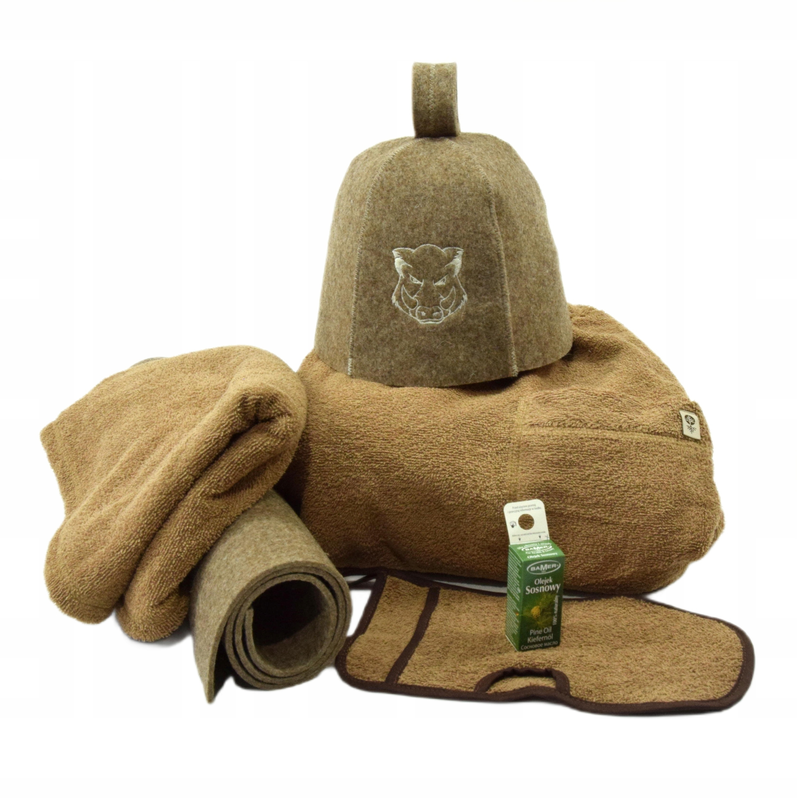 Čepice Klobouk do sauny Kilt Mata Ručník pánský set 6 cz velikost-L