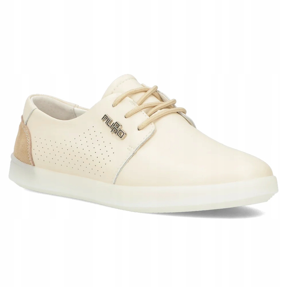 Buty damskie Filippo półbuty skórzane lekkie sznurowane r.37