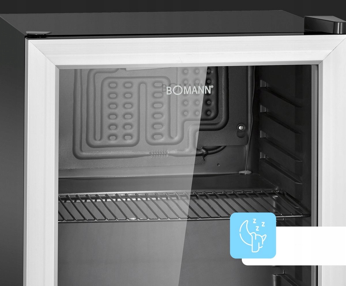 48L CHŁODZIARKA LODÓWKA WITRYNA CHŁODNICZA DO WINA NAPOJÓW WINIARKA LED Marka Bomann