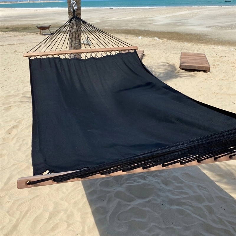 DUŻY HAMAK DWUOSOBOWY OGRODOWY MOCNY XXL 290x150 CM PAŁĄK 120 CM + LINY Model Ultimate XXL