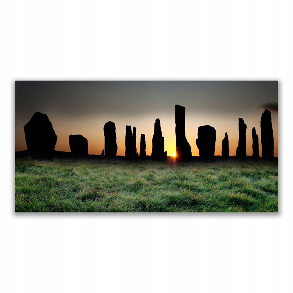 

Obraz akryl wiszący z grafiką 120x60 Skała Sztuka