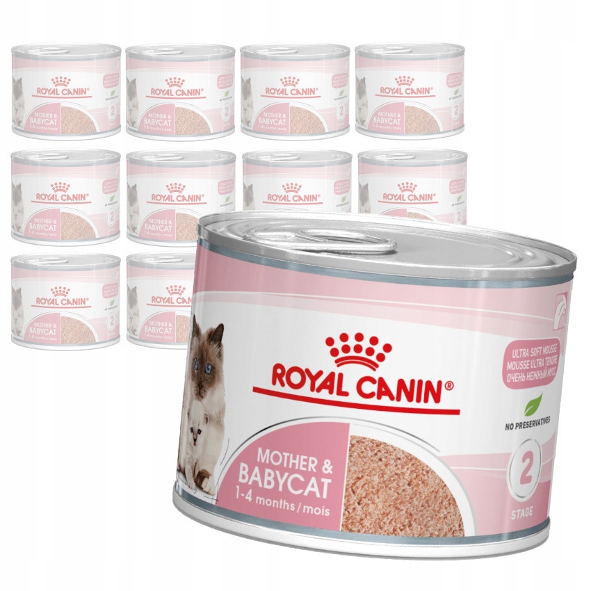Royal Canin Mother&amp;Babycat Instinctive Mousse 12x195 g Krmivo pro mokrá koťata