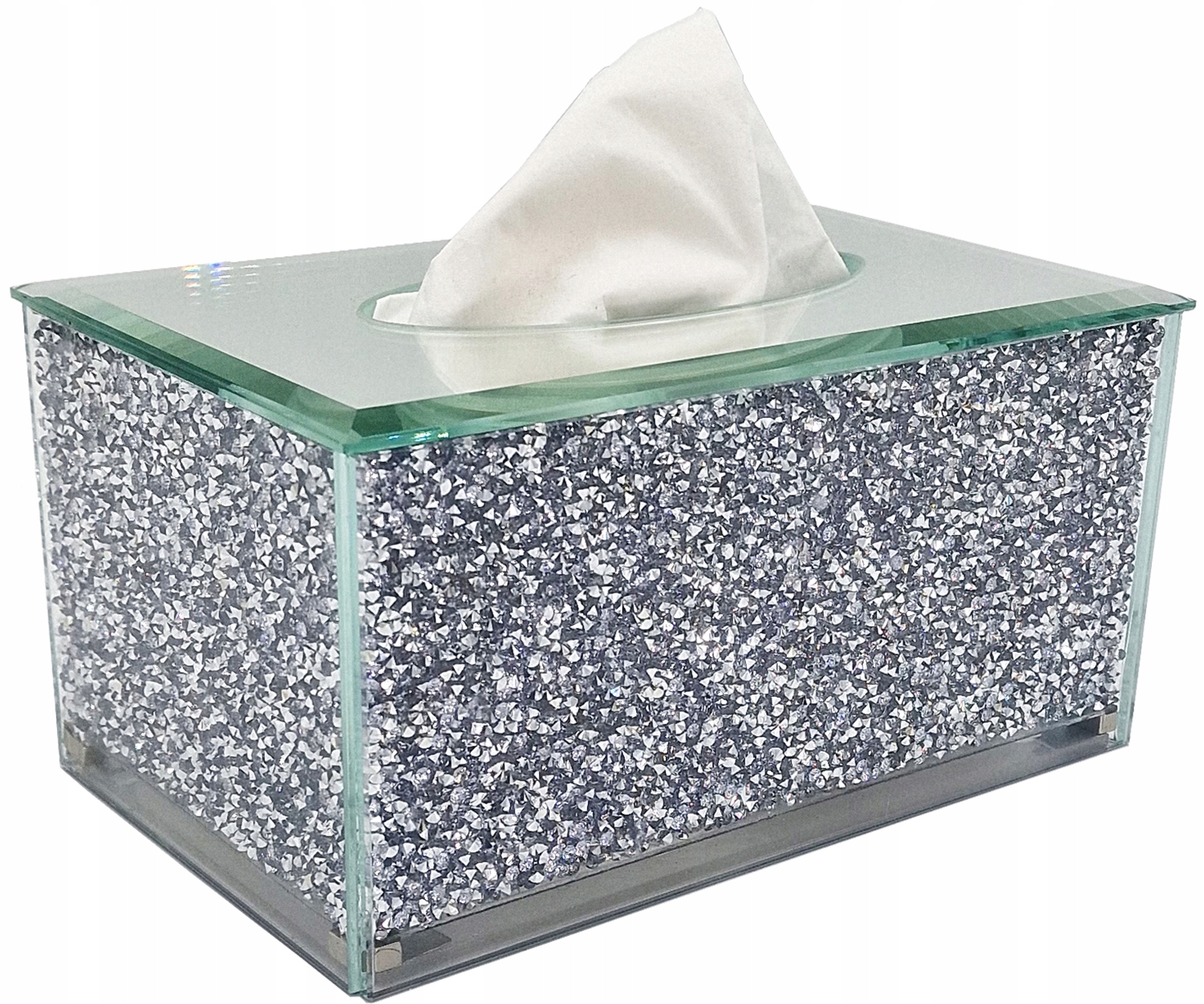Krabička Na Ubrousky Křišťálová Glamour nádoba ZJH0047