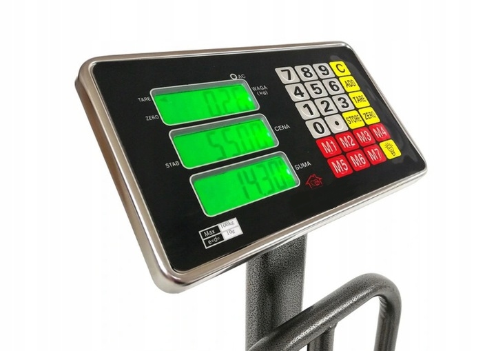 WAGA MAGAZYNOWA SKLEPOWA ELEKTRONICZNA LCD 100KG Marka inny